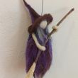 Felted merino wool Waldorf witch | Handmade Magic Doll | Natural decoration | Waldorf witch | Handmade wool fairy 5