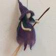 Felted merino wool Waldorf witch | Handmade Magic Doll | Natural decoration | Waldorf witch | Handmade wool fairy 8