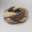 Braided headband in 100% merino wool, hand-dyed with natural dyes 3