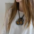 Collar de piedras con cremalleras 4