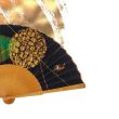 Midnight Bloom Silk Fan – Hand-painted folding fan in black and gold – Luxury Spanish artisan accessory 13