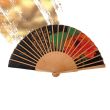 Midnight Bloom Silk Fan – Hand-painted folding fan in black and gold – Luxury Spanish artisan accessory 4