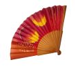 Hand-painted fuchsia silk fan – Spanish handmade folding fan 6