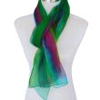 Bufanda de seda de gasa multicolor versátil: chal largo perfecto para mujeres 6
