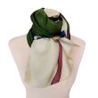 Hand-painted silk scarf: Abstract Ponge Habotai