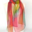 Chal de seda de gasa colorido de alta calidad / Regalo liviano para el Día de la Madre 4