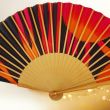 Ember Glow silk fan: hand-painted folding fan in red
