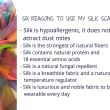 Silk scarf with fiery sunset effect – Hand-painted chiffon shawl – Luxury lightweight shawl 180 x 45 cm 9